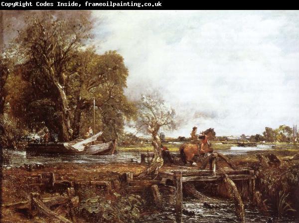 John Constable The jumping horse